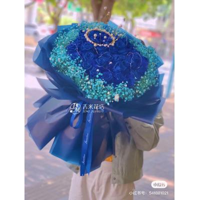 33朵蓝色妖姬